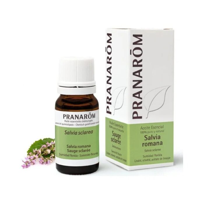 Olejek eteryczny szałwiowy Szałwia muszkatołowa Clary sage Salvia sclarea 10ml PRANARÔM - obrazek 1