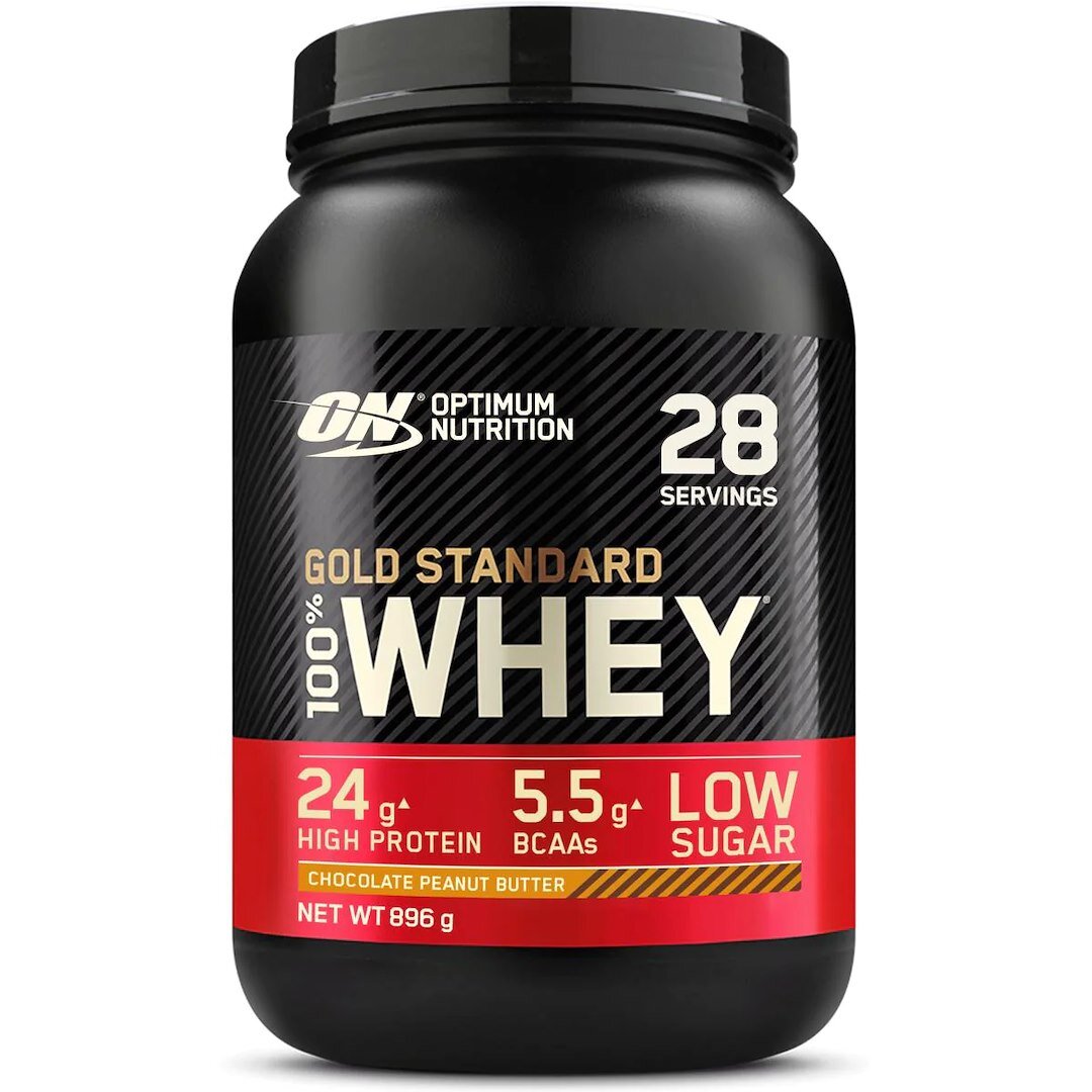 optin033-2.jpg Optimum Nutrition Gold Standard 100% Whey Protein, czekoladowe masło orzechowe - 896 g - obrazek 2