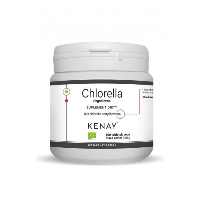 CHLORELLA ORGANICZNA - 600 tabl. PL-EKO-06 - obrazek 1