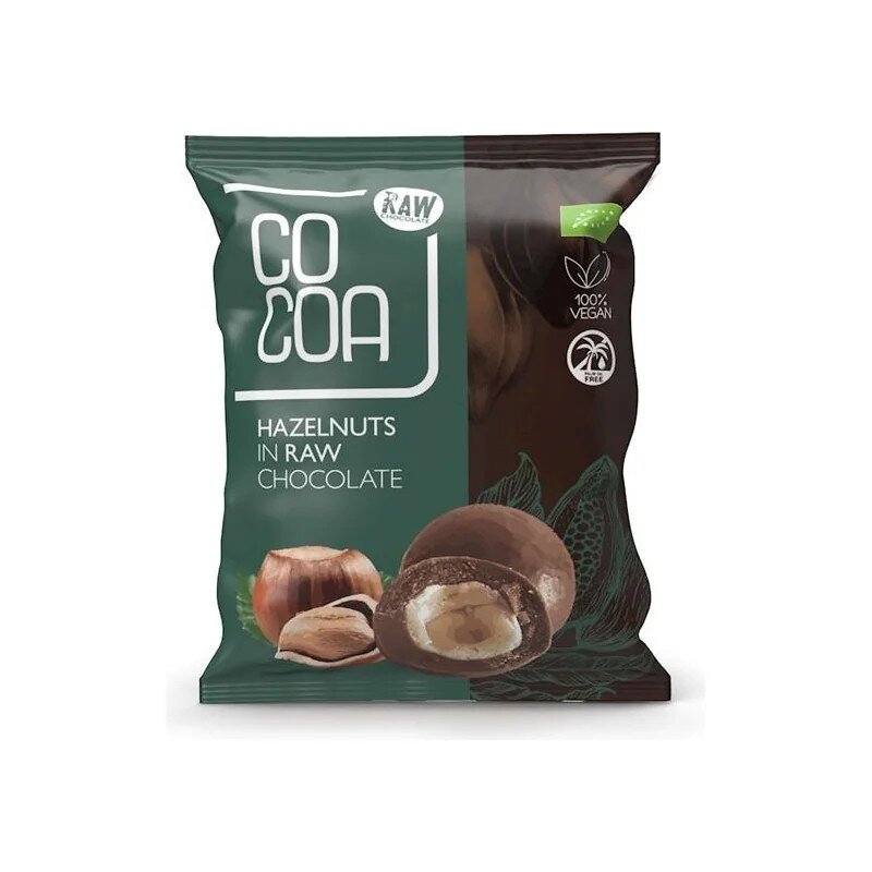 orzechy-laskowe-w-surowej-czekoladzie-70gcocoabio-2.jpg ORZECHY LASKOWE W CZEKOLADZIE CIEMNEJ 88 % BIO 70 g - COCOA - obrazek 6