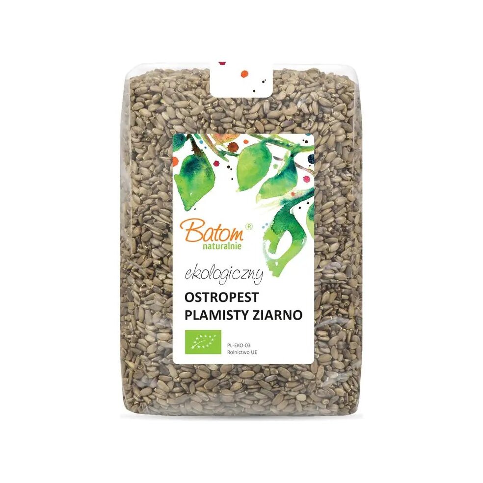 ostropest-plamisty-ziarno-1kgbatombio-1-1.jpg Ostropest plamisty ziarno 1kg BATOM BIO - suplement diety - obrazek 2