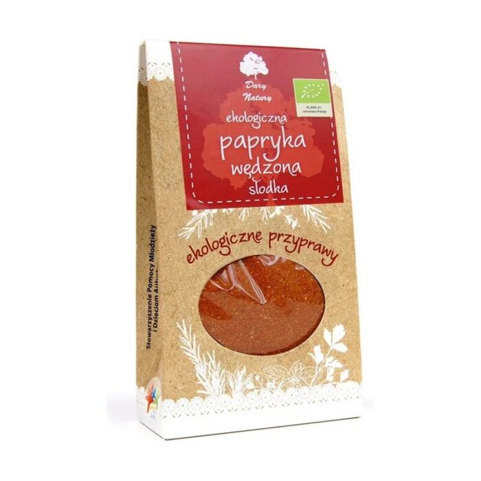PAPRYKA SŁODKA WĘDZONA BIO 50 g - DARY NATURY - obrazek 1