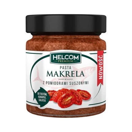 Pasta makrela + suszone pomidory 180g HELCOM