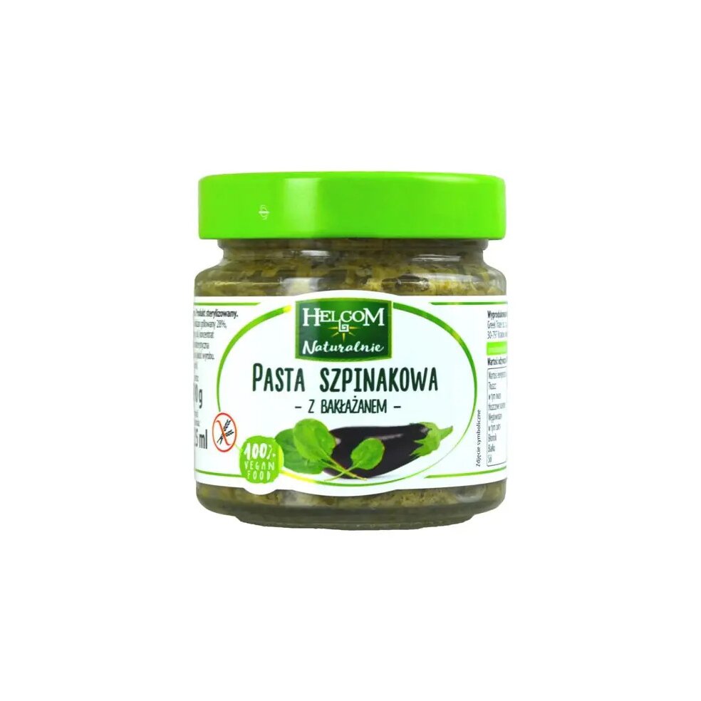 pasta-szpinakowa-z-baklazanem-190ghelcom-1-1.jpg Pasta szpinakowa z bakłażanem 190g HELCOM - obrazek 2