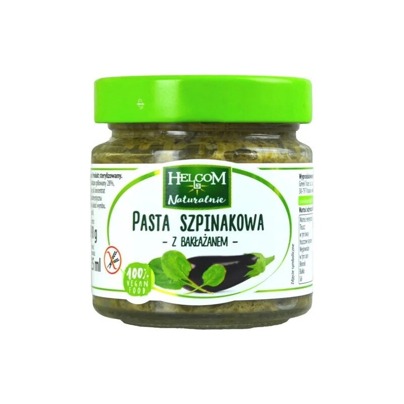 pasta-szpinakowa-z-baklazanem-190ghelcom-2.jpg Pasta szpinakowa z bakłażanem 190g HELCOM - obrazek 1