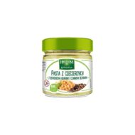 Pasta z ciecierzycy z siemieniem lnianym i czarnym sezamem 190g HELCOM - obrazek 2