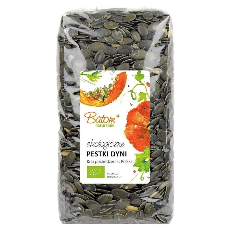 pestki-dyni-ciemnozielone-1kgbatombio-kraj-pochodzenia-polska-2.jpg Pestki dyni ciemnozielone 1kg BATOM BIO Kraj pochodzenia: Polska - obrazek 1