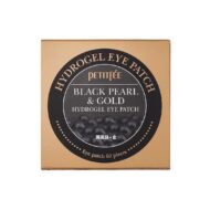 Petitfee Hydrożelowe płatki pod oczy Black Pearl&Gold - 60 sztuk