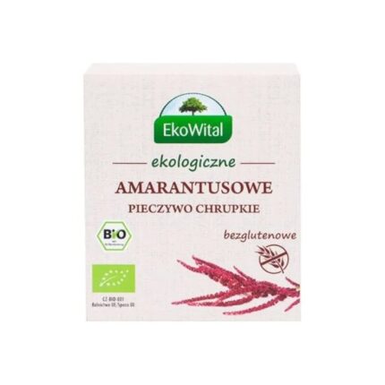 Pieczywo chrupkie z amarantusem bezglutenowe 100g EKOWITAL BIO
