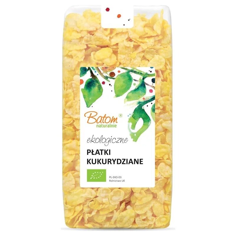 platki-kukurydziane-250gbatombio-2.jpg Płatki kukurydziane bez cukru 250g BATOM BIO - obrazek 1