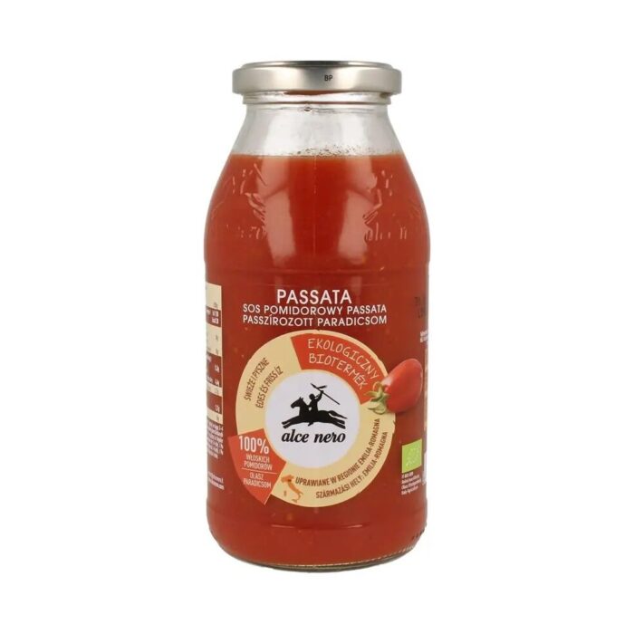 SOS POMIDOROWY PASSATA BIO 500 g - ALCE NERO - obrazek 2