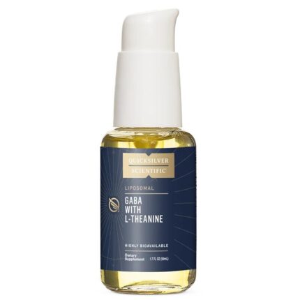 Quicksilver Liposomalna GABA z L-teaniną, pomarańczowy - 50 ml