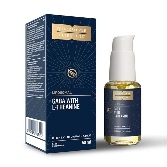 Quicksilver Liposomalna GABA z L-teaniną, pomarańczowy - 50 ml - obrazek 2
