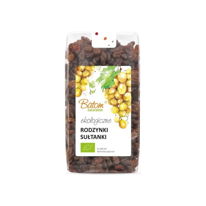 Rodzynki sułtanki 500g BATOM BIO - obrazek 2