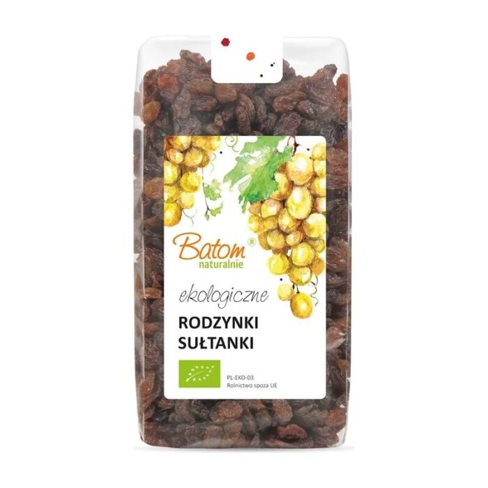 Rodzynki sułtanki 500g BATOM BIO - obrazek 1