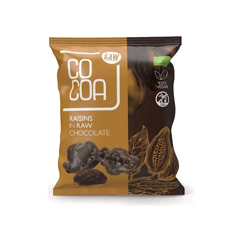rodzynki-w-surowej-czekoladzie-70gcocoabio-2.jpg RODZYNKI W CZEKOLADZIE SUROWEJ BIO 70 g - COCOA - obrazek 1