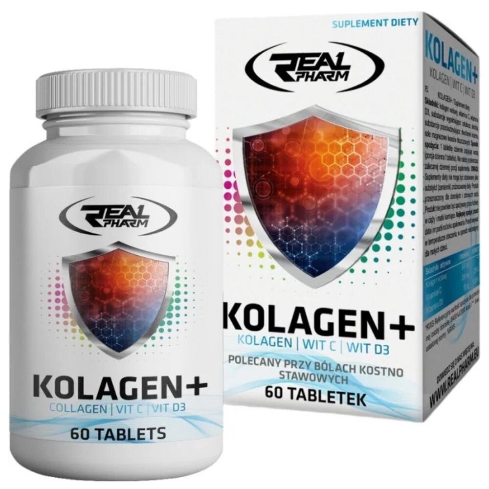 rp009-2-1.jpg Real Pharm Kolagen+ - 60 tabletek - obrazek 2
