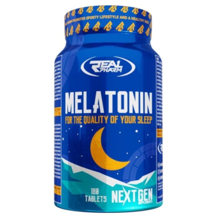 Real Pharm Melatonina 1 mg - 180 tabletek - obrazek 1