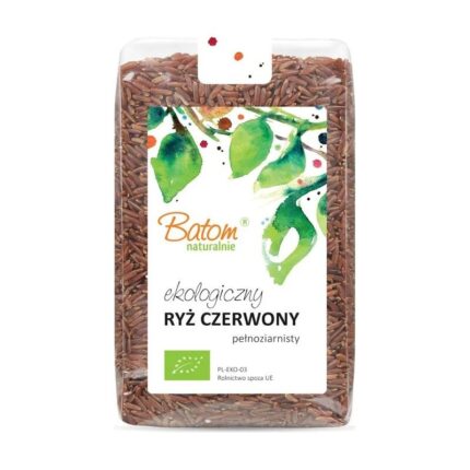 Ryż czerwony pełnoziarnisty 500g BATOM BIO