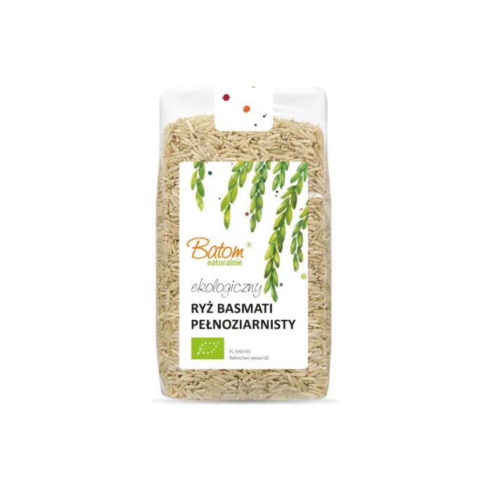Ryż basmati pełnoziarnisty 500g BATOM BIO - obrazek 2