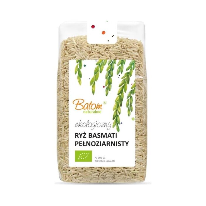 Ryż basmati pełnoziarnisty 500g BATOM BIO - obrazek 1