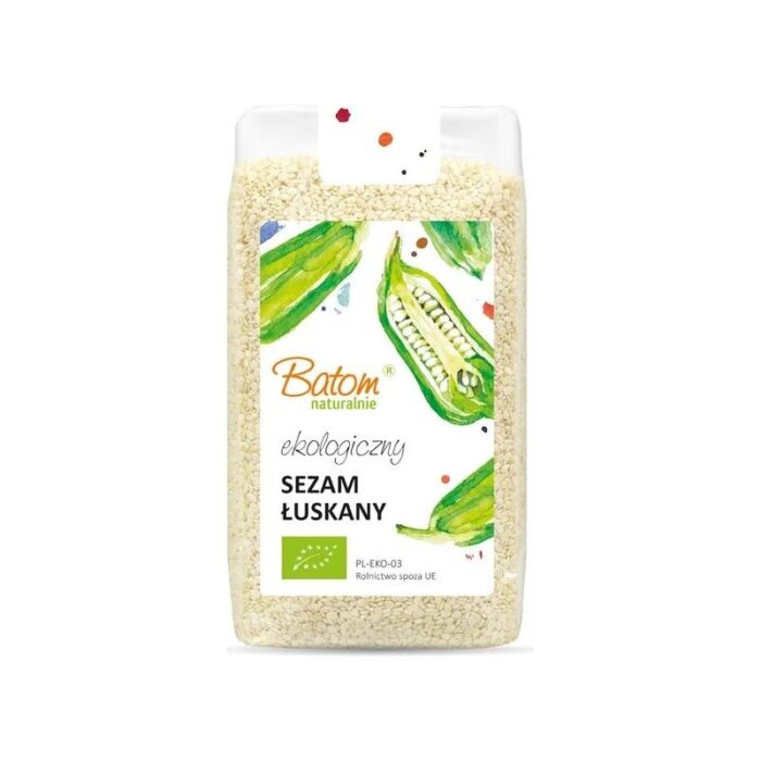 Sezam łuskany 250g BATOM BIO - obrazek 1