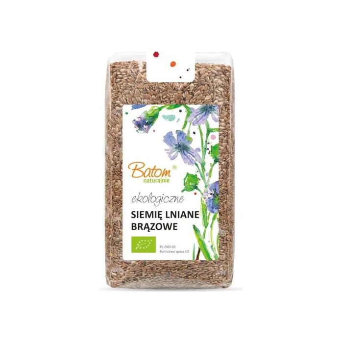 Siemię lniane brązowe 500g BATOM BIO - obrazek 2