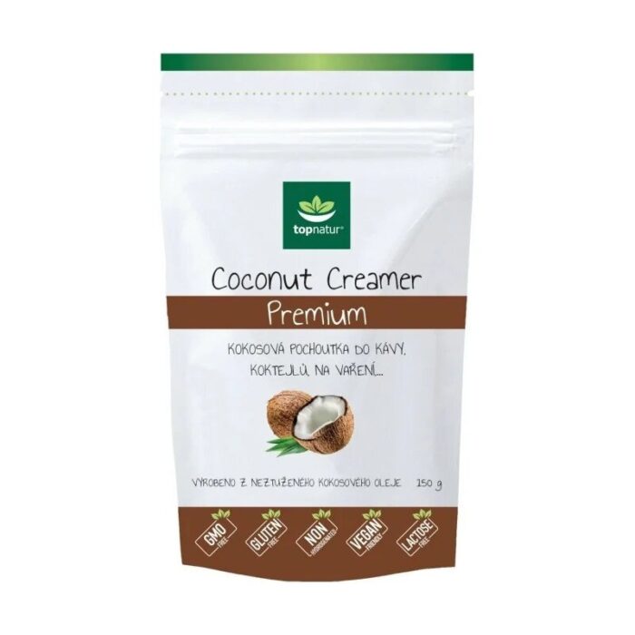 Śmietanka kokosowa w proszku bezglutenowa 150g TOPNATUR - obrazek 1
