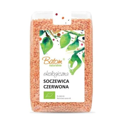 Soczewica czerwona 500g BATOM BIO