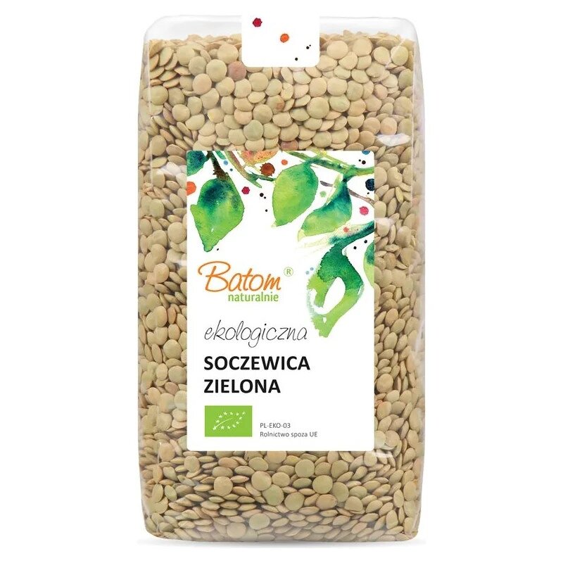 soczewica-zielona-1kgbatombio-2.jpg Soczewica zielona 1kg BATOM BIO - obrazek 1