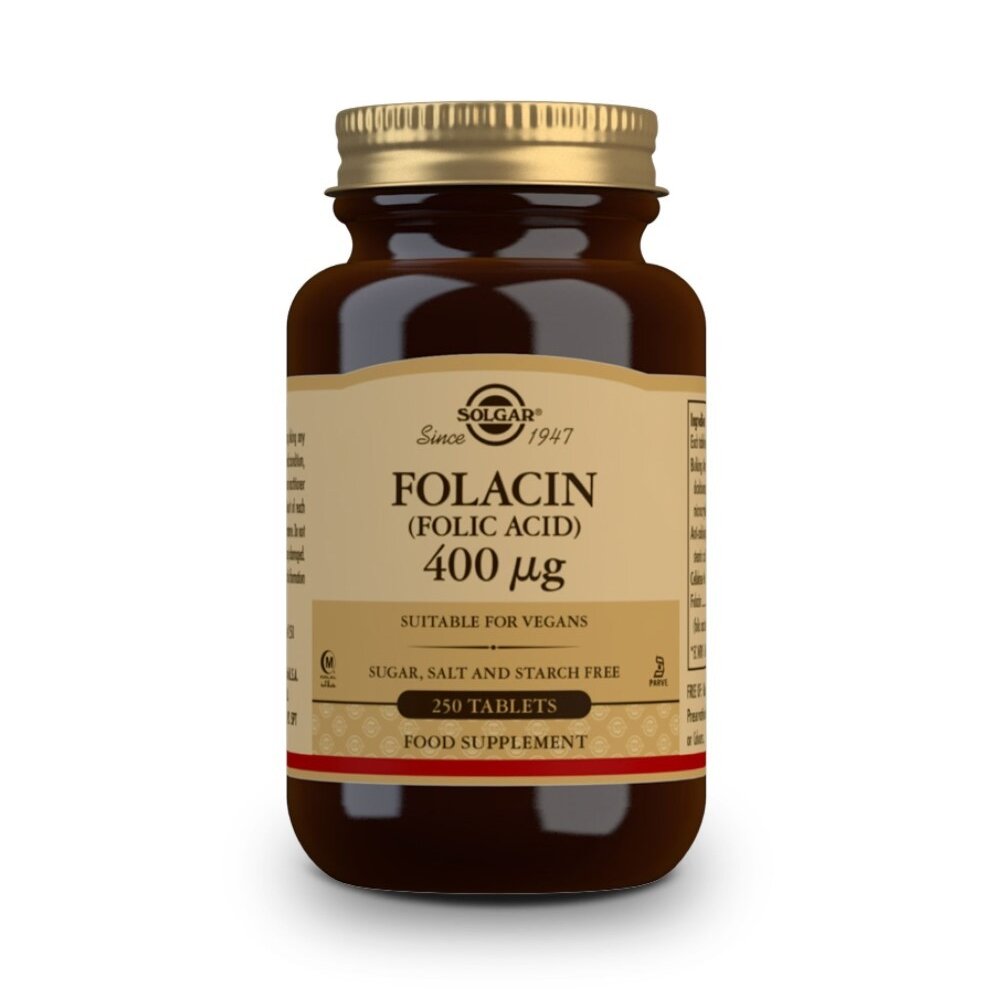 sol1081-1-1.jpg Solgar Foliany 400 mcg (Kwas Foliowy) - 250 tabletek - obrazek 1