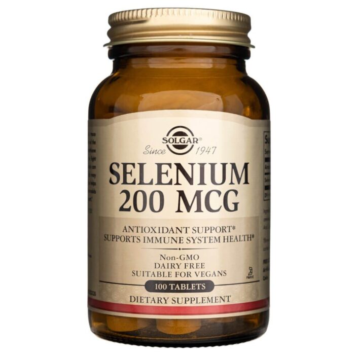 Solgar Selen 200 µg (L-selenometionina) - 100 tabletek - obrazek 1