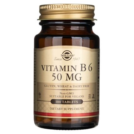 Solgar Witamina B6 50 mg - 100 tabletek