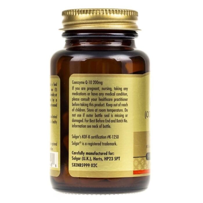 Solgar Koenzym Kaneka Q10 200 mg - 30 kapsułek - obrazek 3