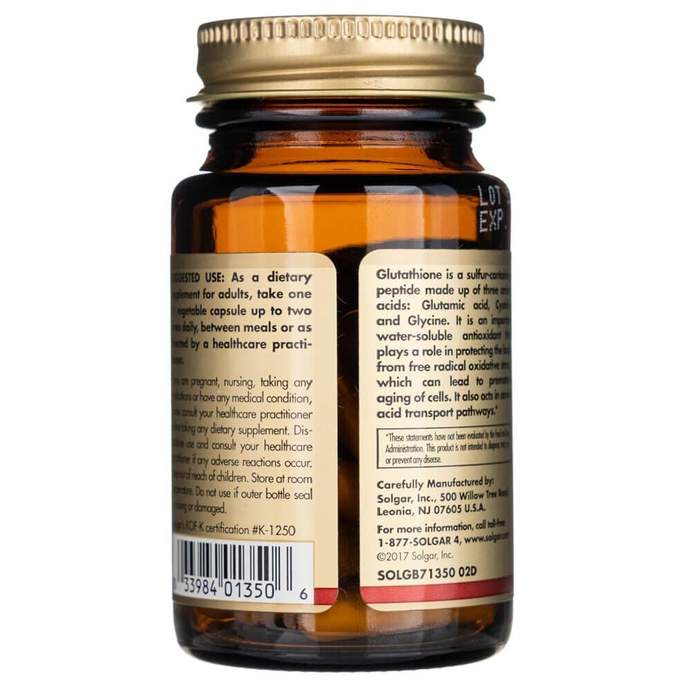 sole5057-4-1.jpg Solgar L-Glutation 250 mg - 30 kapsułek - obrazek 4