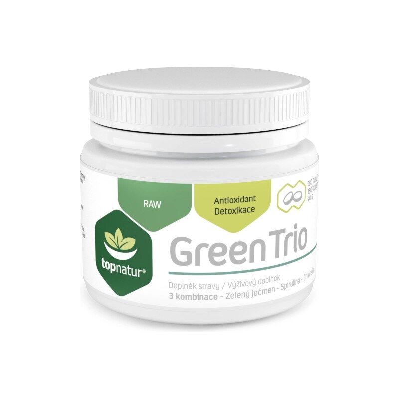 spirulina-chlorella-zielony-jeczmien-green-trio-tabletki-180szt-topnatur-2.jpg Spirulina chlorella zielony jęczmień Green Trio tabletki 180szt. TOPNATUR - obrazek 1