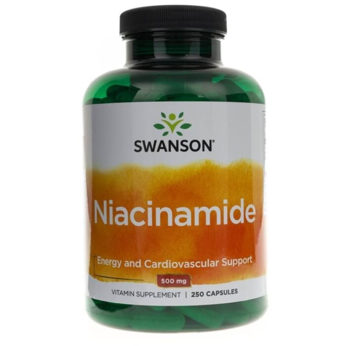 Swanson Niacinamide (Niacynamid) 500 mg - 250 kapsułek - obrazek 1