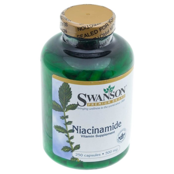 Swanson Niacinamide (Niacynamid) 500 mg - 250 kapsułek - obrazek 3