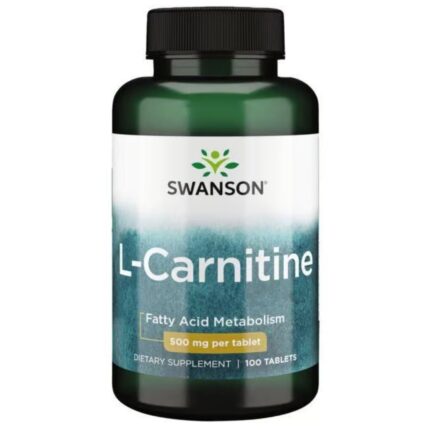 Swanson L-Carnitine (L-Karnityna) 500mg - 100 tabletek