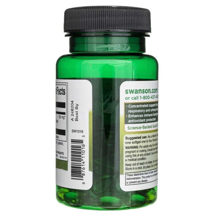Swanson Olej z oregano 10:1 ekstrakt 150 mg - 120 kapsułek - obrazek 3