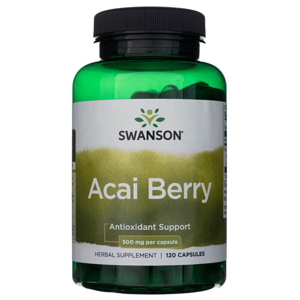sw1082-1-1.jpg Swanson Jagody Acai 500 mg - 120 kapsułek - obrazek 1