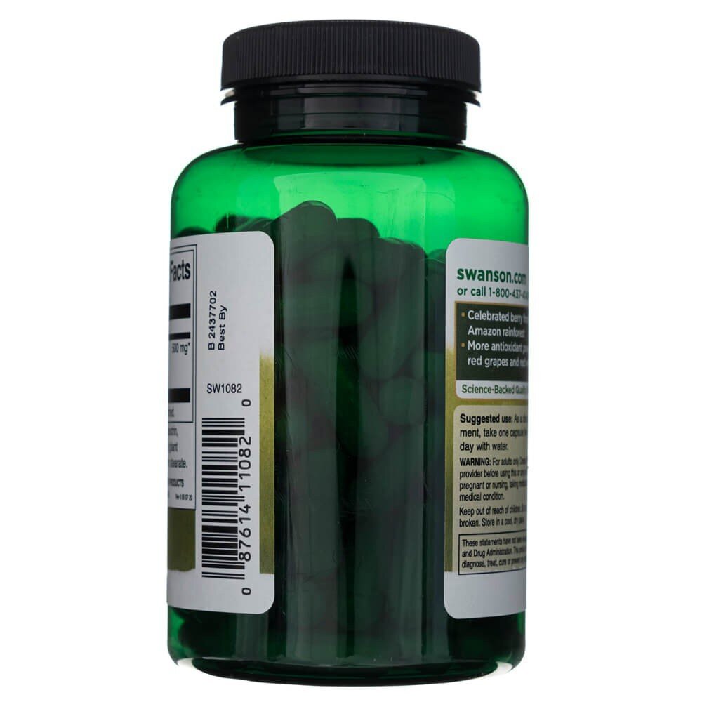 sw1082-3-1.jpg Swanson Jagody Acai 500 mg - 120 kapsułek - obrazek 3
