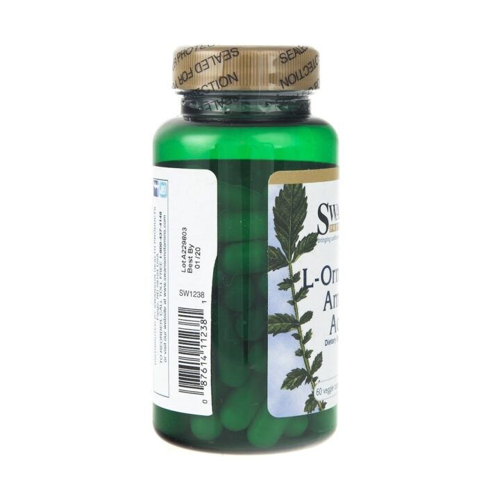 Swanson L-Ornityna 500 mg - 60 kapsułek - obrazek 2