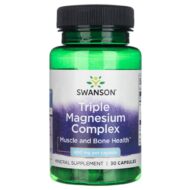 Swanson Triple Magnesium Complex (Magnez) 400 mg - 30 kapsułek