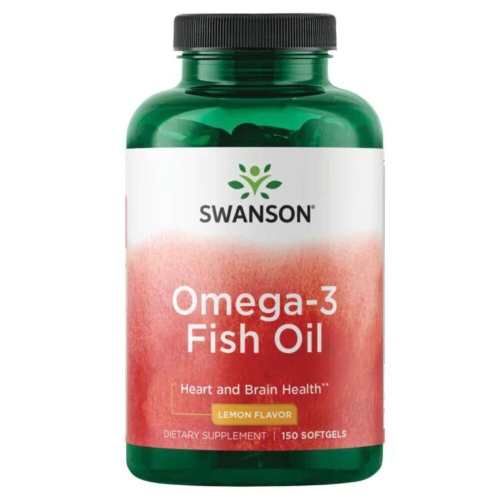 sw1253-2-1.jpg Swanson Omega-3 Smak Cytrynowy - 150 kapsułek - obrazek 2