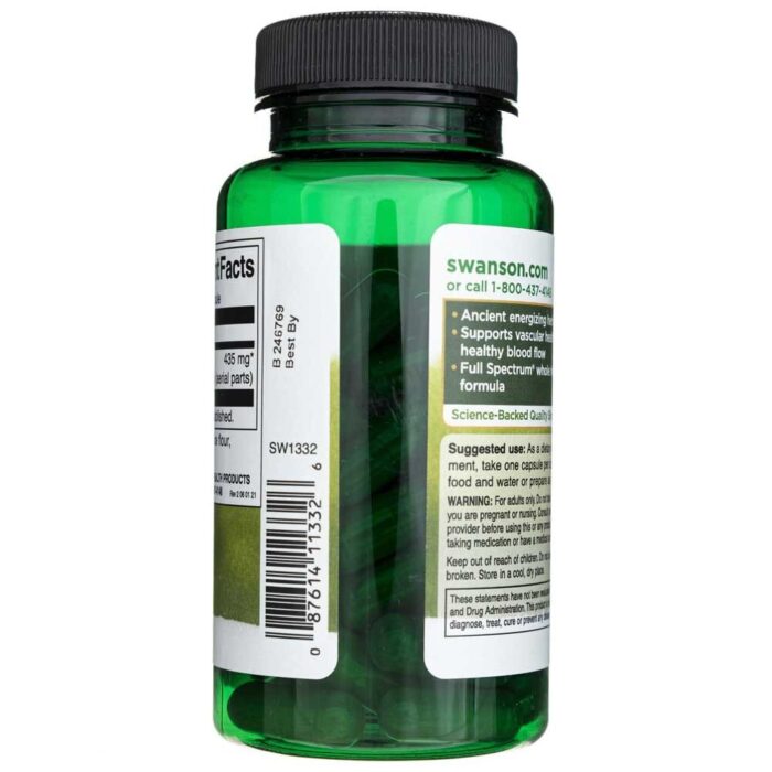 Swanson Gotu Kola 435 mg - 60 kapsułek - obrazek 3
