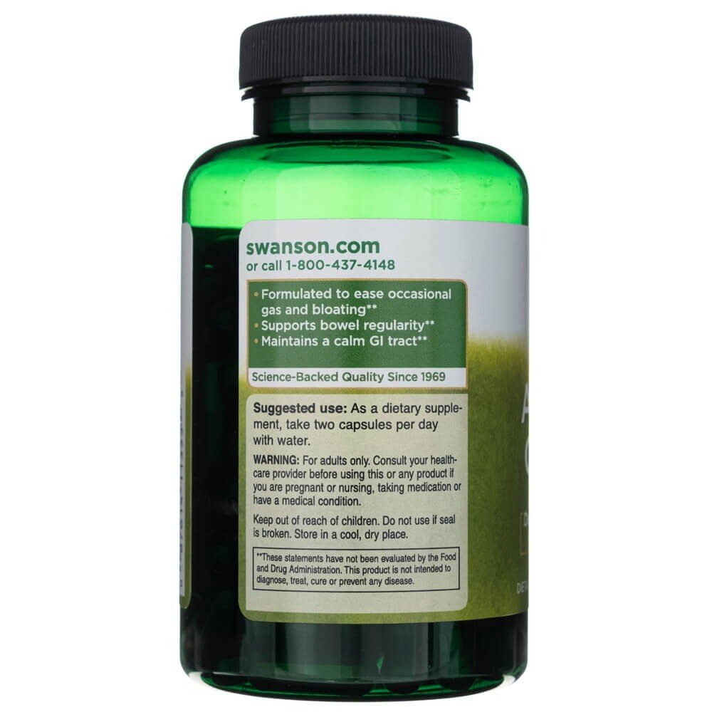 sw1355-4-1.jpg Swanson Activated Charcoal 260 mg - 120 kapsułek węgiel aktywny - obrazek 4