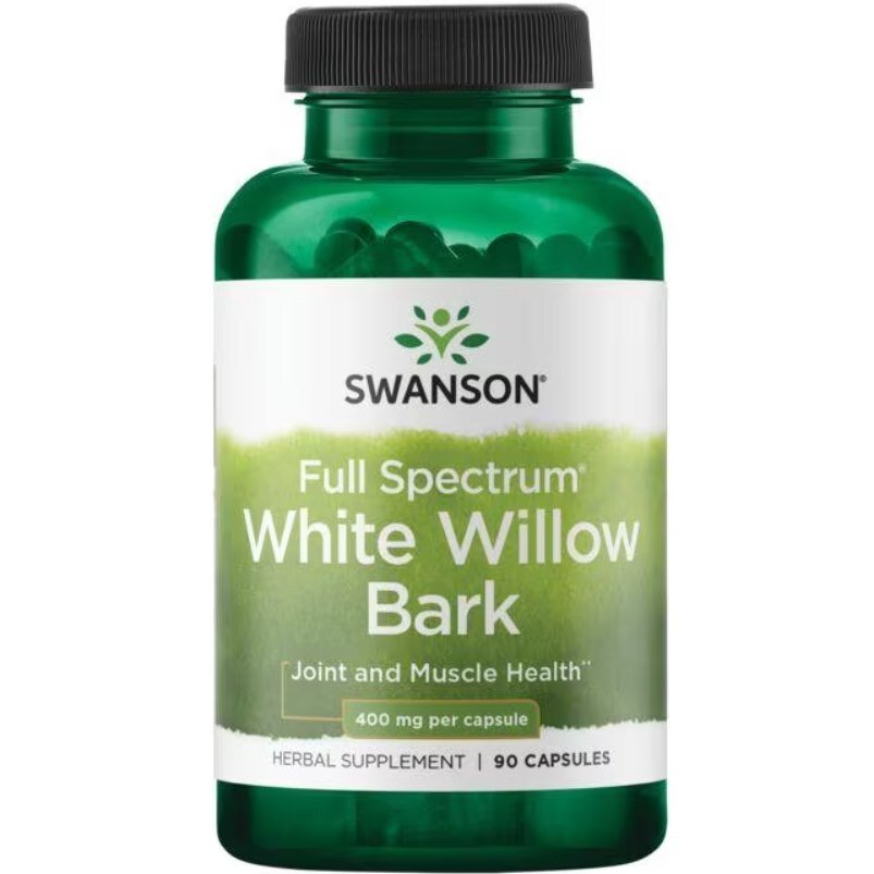 sw1356-1-1.jpg Swanson White Willow Bark (kora wierzby białej) 400 mg - 90 kapsułek - obrazek 1