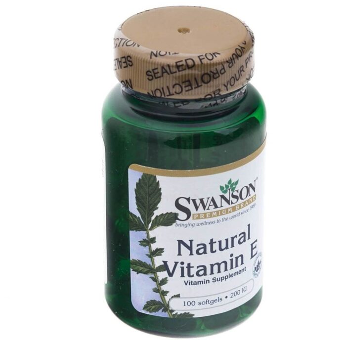 Swanson Witamina E naturalna 200 IU - 100 kapsułek - obrazek 3