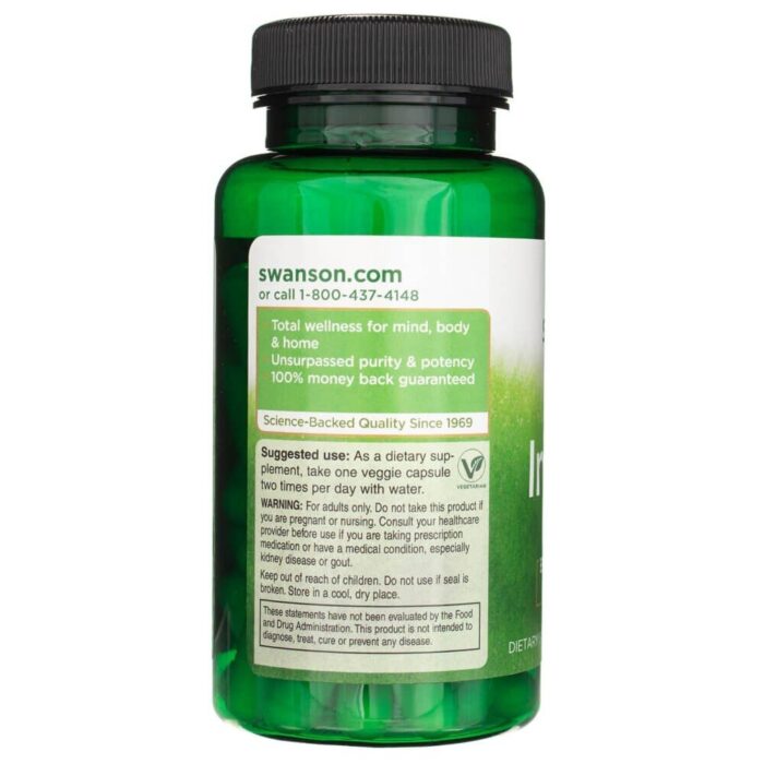Swanson Inosine (inozyna) 500 mg - 60 kapsułek - obrazek 3